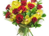 Depositphotos 42516205 Stock Photo Bouquet Of Roses And Orchids
